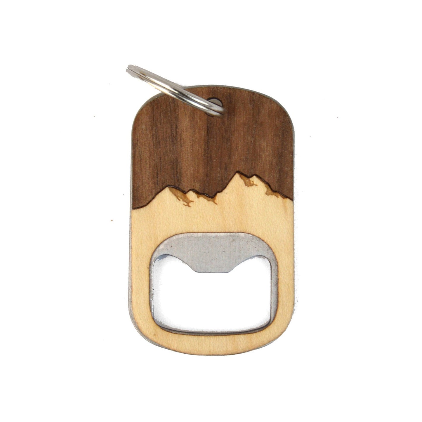Mountain Bottle Opener Keychain