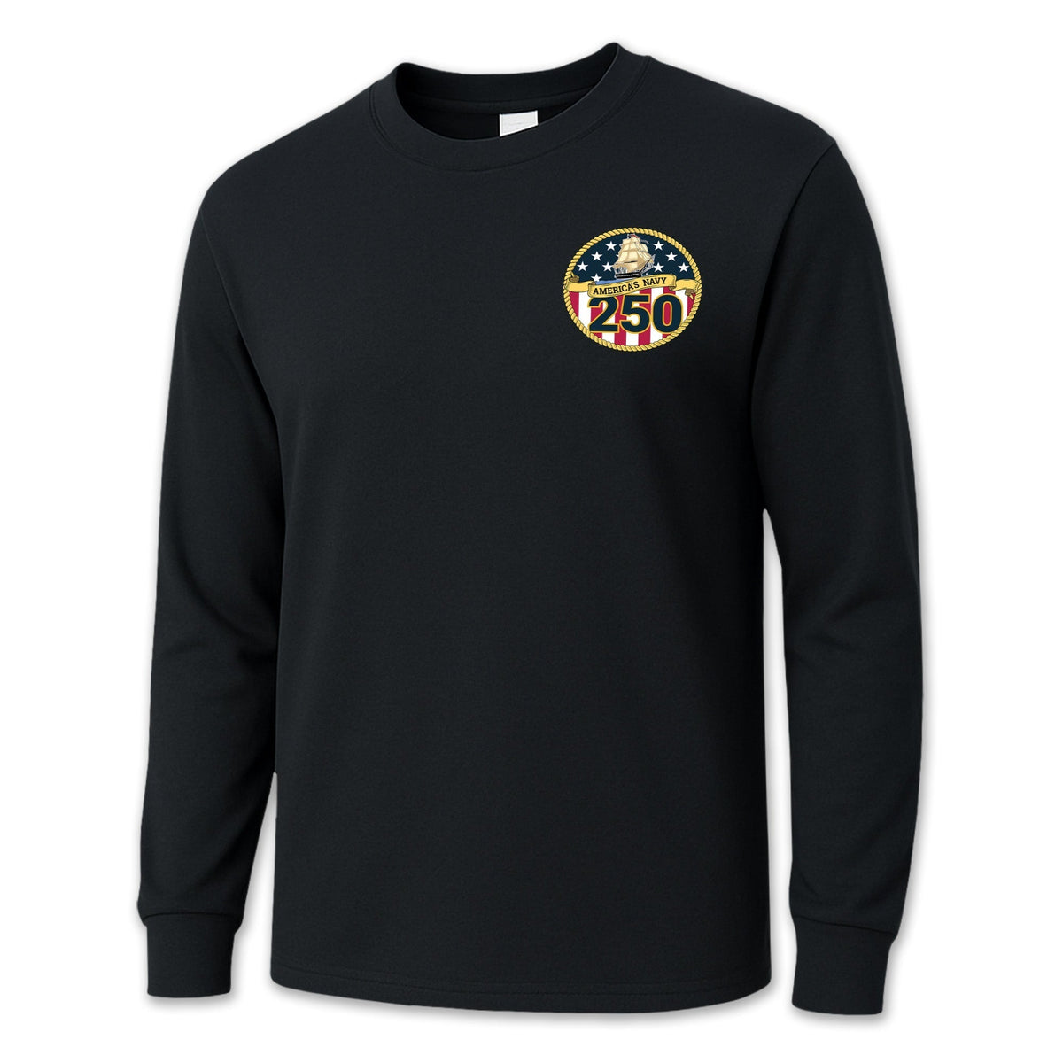 Navy 250th Anniversary Long Sleeve T-Shirt