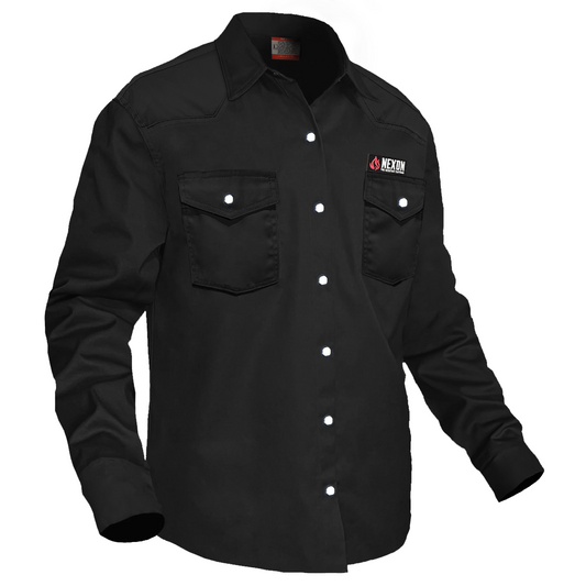 The Black Pearl Edition Nexon FR Shirt With Pearl Snap Buttons