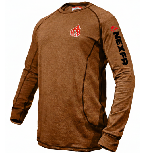 NEXFR Long Sleeve Crew Shirt - Sand Storm