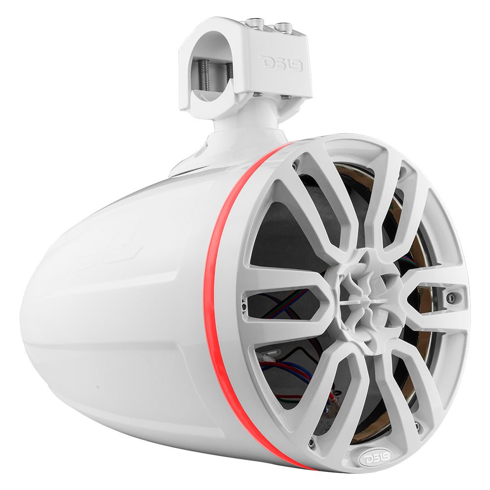 NXL 8" Marine and Powersports Empty Tower LED RGB Lights - White