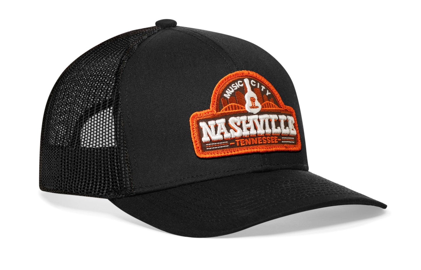 Nashville Music City Trucker Hat | Cityscape Snapback
