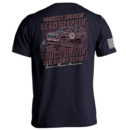 Damn Proud American Red White and Blue