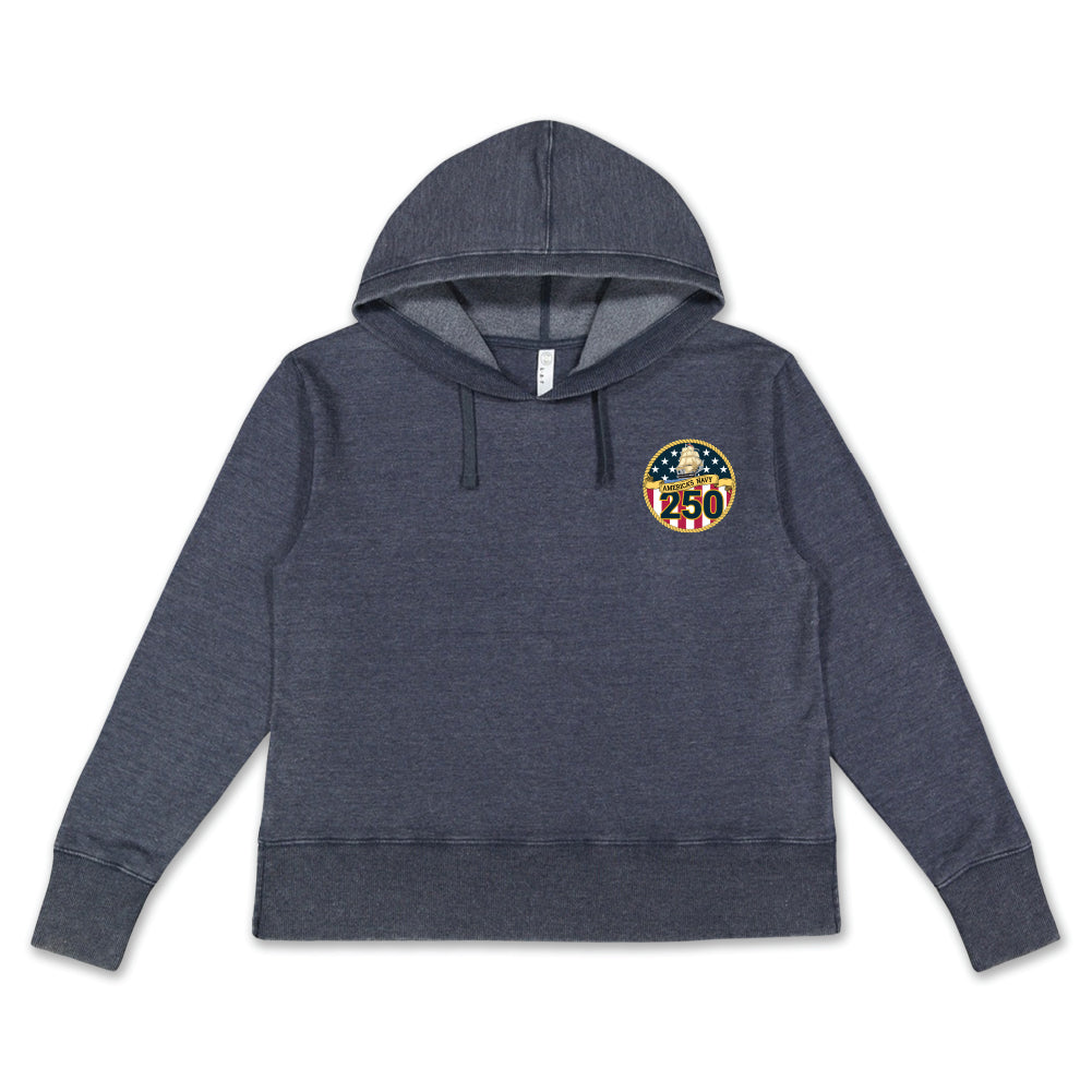 Navy 250th Anniversary Ladies Hood