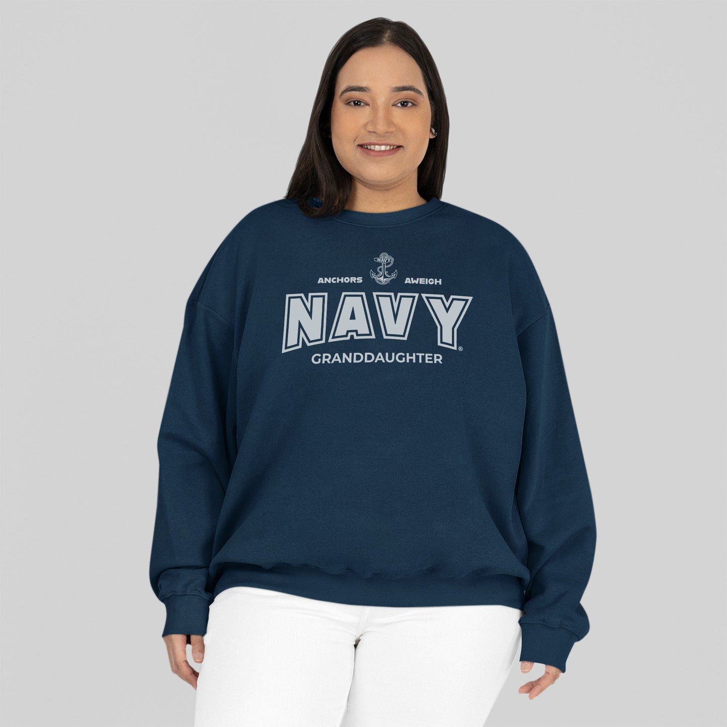 Navy Granddaughter Crewneck (Navy)
