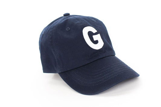 Navy Blue Letter Baseball Hat