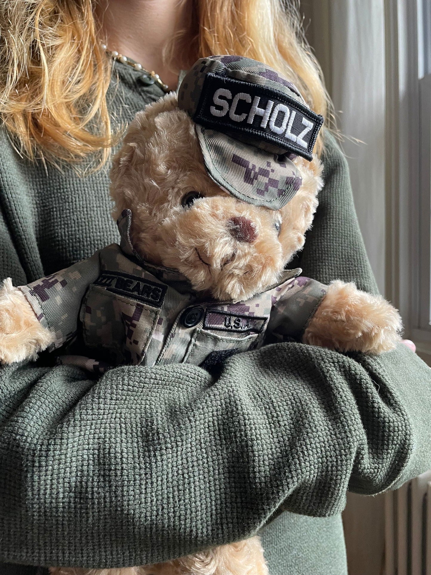 Navy Teddy Bear Cammo Personalized Bundle
