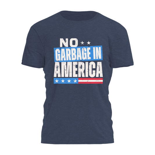 No Garbage In America Tee - 4384