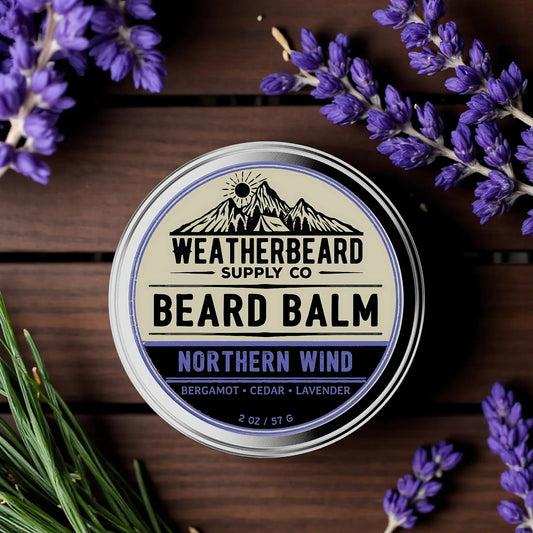 Northern Wind Beard Balm - Bergamot, Cedar, Lavender