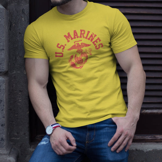 Old School Gold USMC T-Shirt