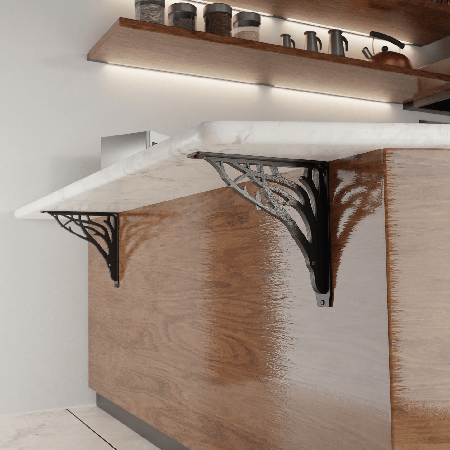 Angel Oak Heavy Duty Steel Brackets for Shelving