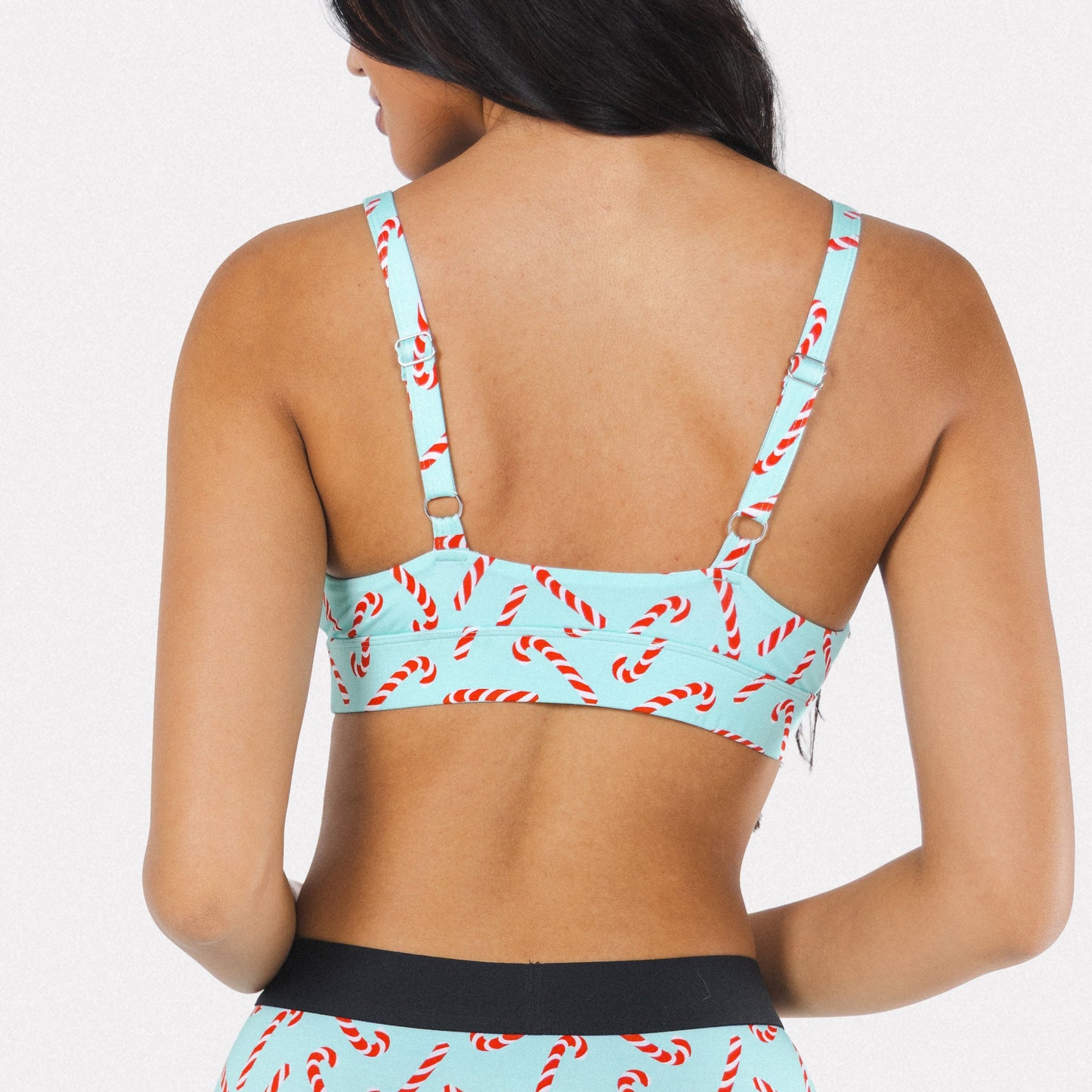 The Peppermint Pimp Canes | Candy Cane Boob Hammock™ Plunge Bralette