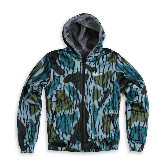 Old Timer Heavy Zip Fleece Hoodie | Teal
