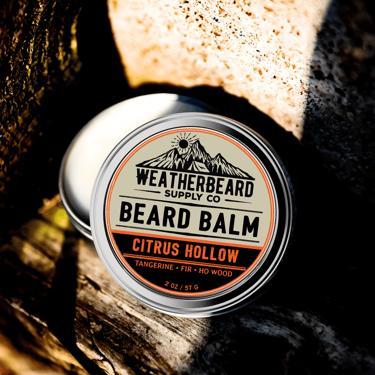 Citrus Hollow Beard Balm - Tangerine, Fir, Ho Wood