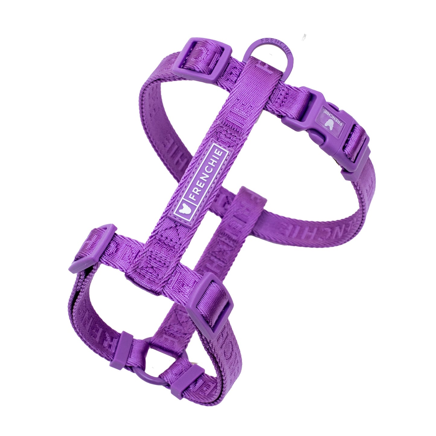 Frenchie Strap Harness - Solid Purple