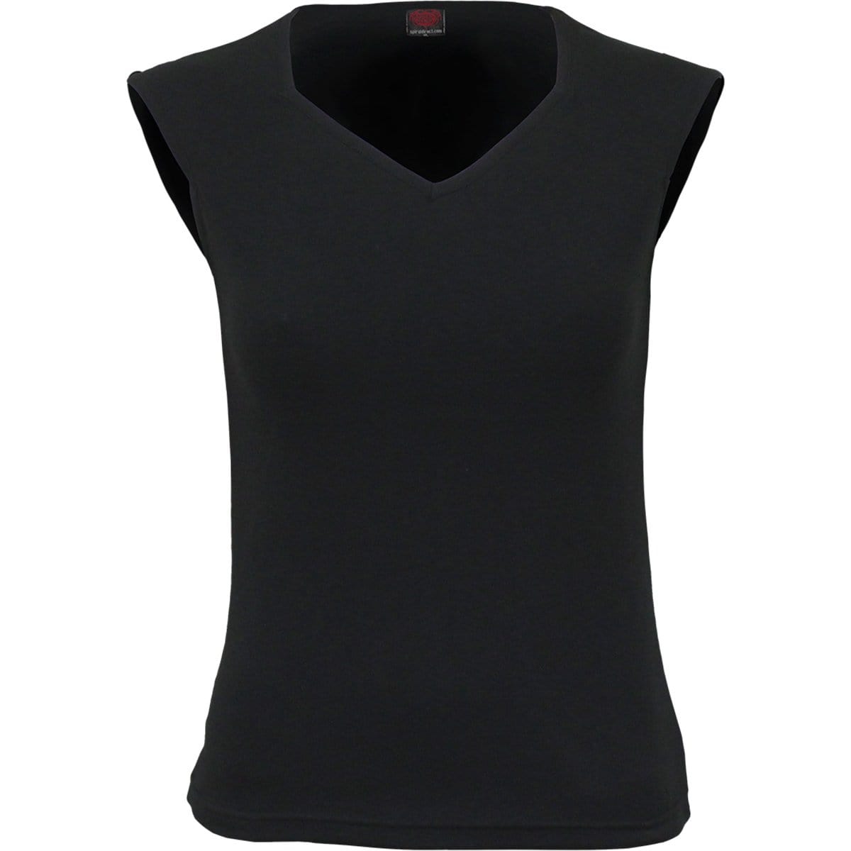 URBAN FASHION - Hex-neck Sleeveless Top