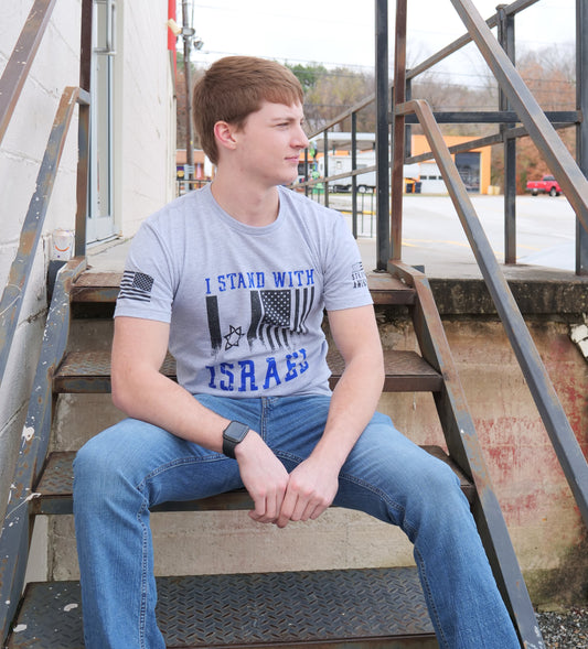 I Stand With Israel Shirt – Patriotic Faith Tee, Support Israel T-Shirt
