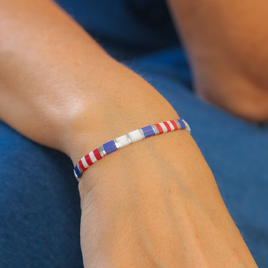 PATRIOT - Tila Bead Bracelet | Single