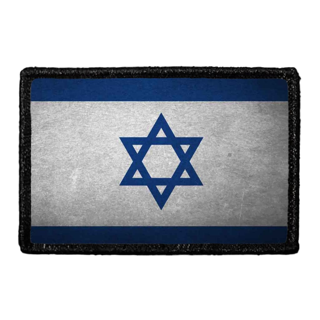 Israel Flag - Color - Distressed - Removable Patch