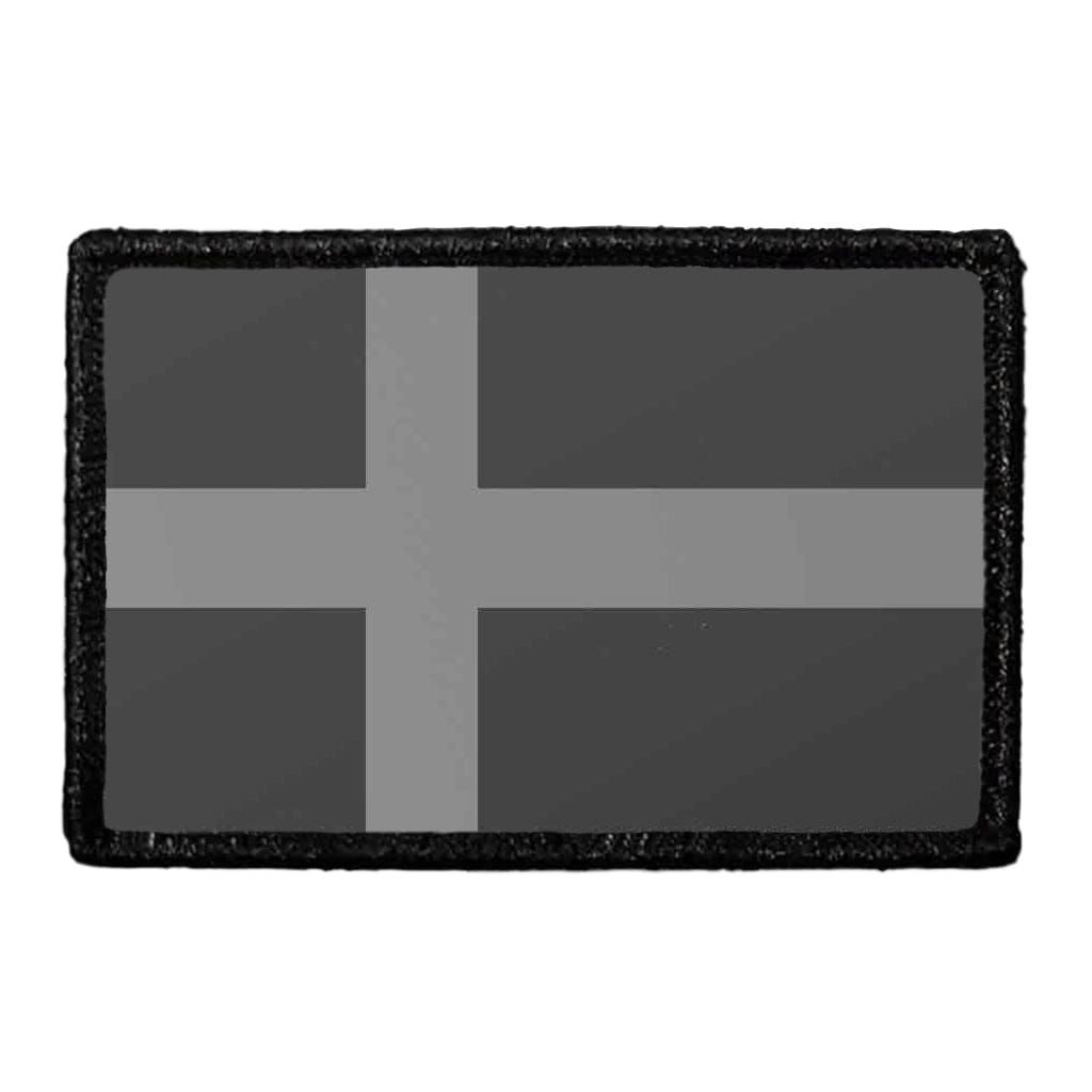 Sweden Flag - Black and White - Removable Patch