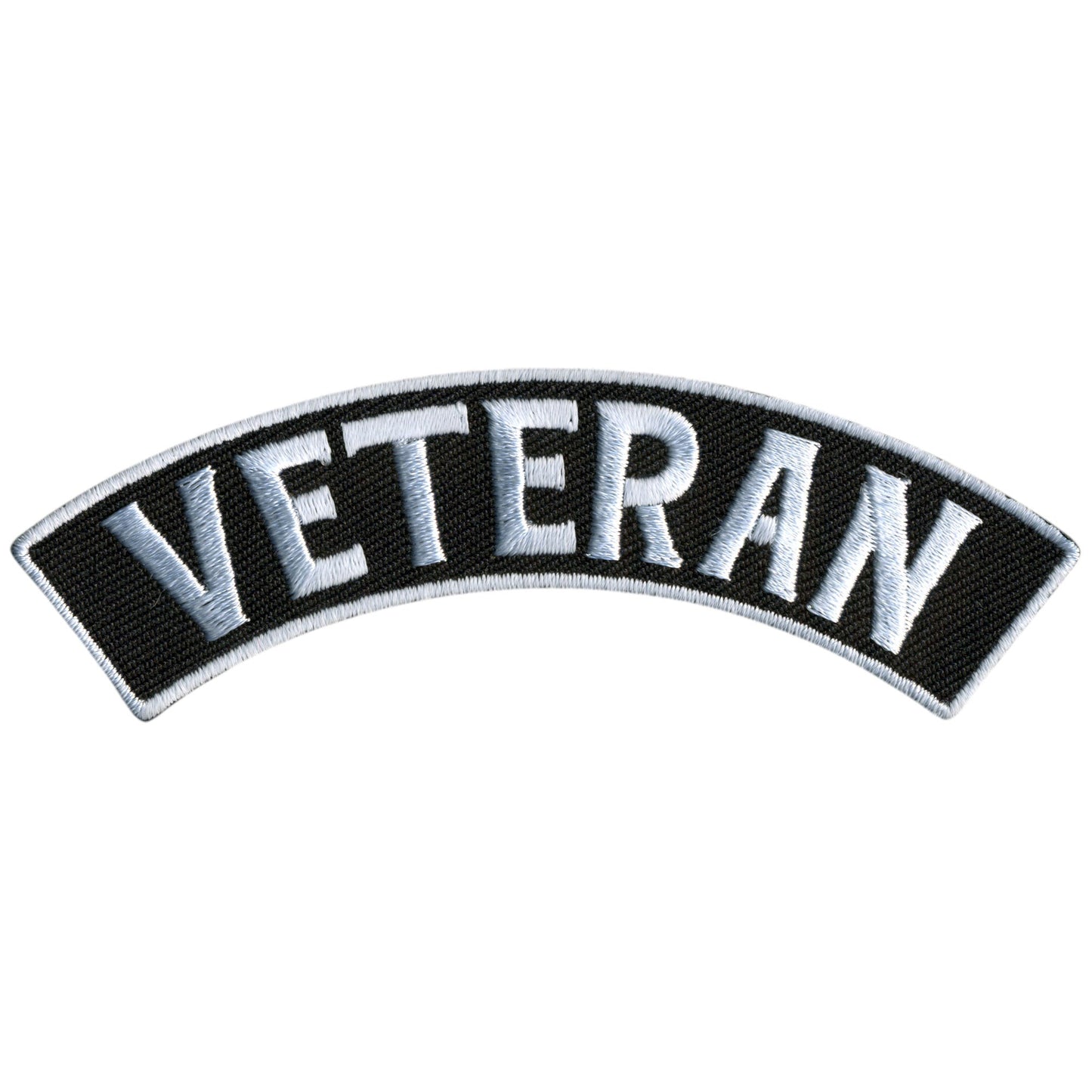 Hot Leathers Veteran 4” X 1” Top Rocker Patch