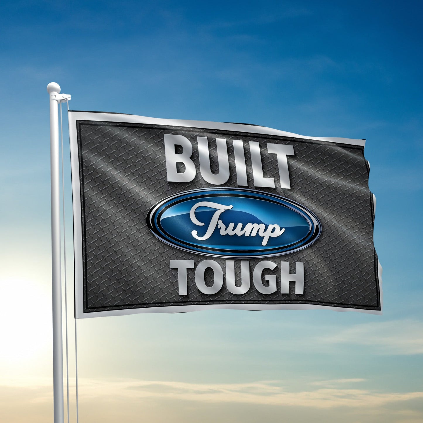 Built Trump Tough Flag - 2802
