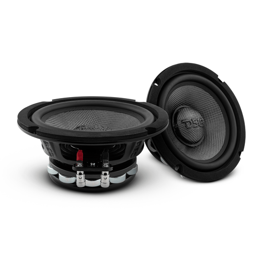 PRO 6.5" Neodymium Carbon Fiber Water resistant Cone Mid-Bass Loudspeaker 250 Watts Rms 4-Ohm