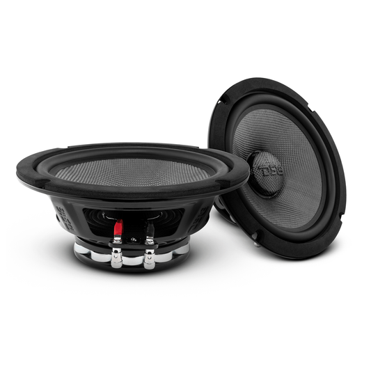 PRO 8" Neodymium Carbon Fiber Water resistant Cone Mid-Bass Loudspeaker 300 Watts Rms 4-Ohm