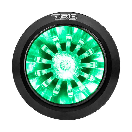 1.6" Shallow High Compression Neodymium Super Bullet Tweeter 140 Watts 1" Polyether Ether Ketone 4-Ohm Vc With RGB LED Lights