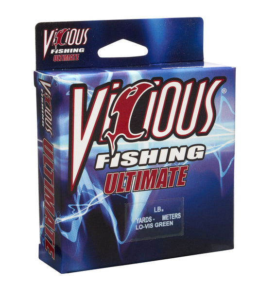 Vicious Ultimate Lo-Vis Green Mono - 12 Lb Test
