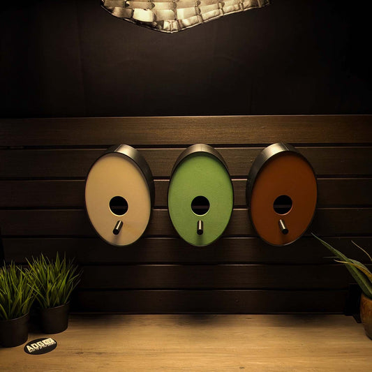 Modern Birdhouse | Ellipse Earth Tones