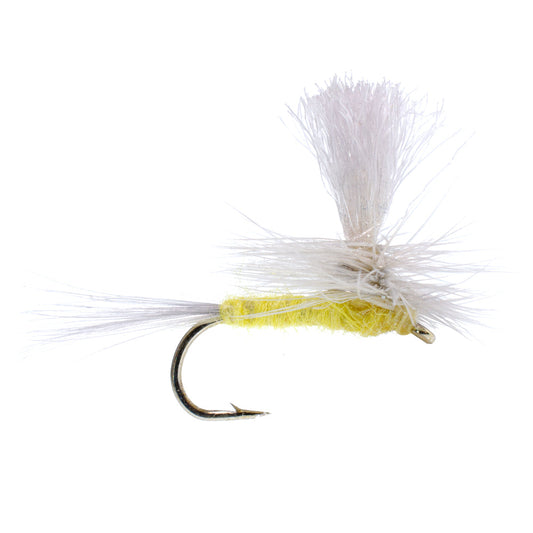 Pale Morning Dun Parachute PMD Classic Dry Fly - 1 Dozen Flies Hook Size 16