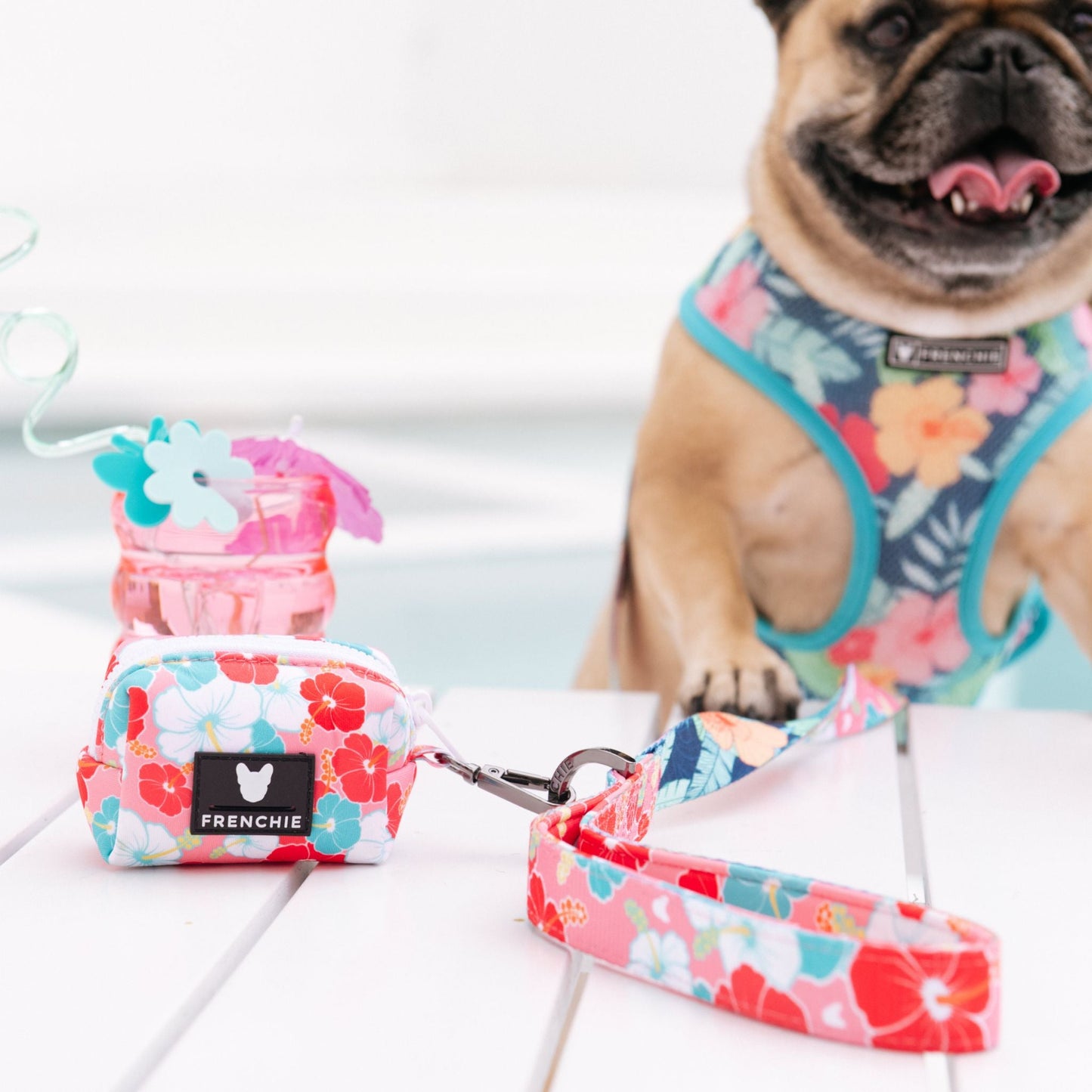Frenchie Poo Bag Holder - Paradise