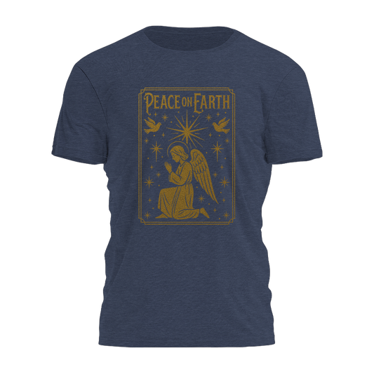 Peace On Earth - Angel Tee - 4396