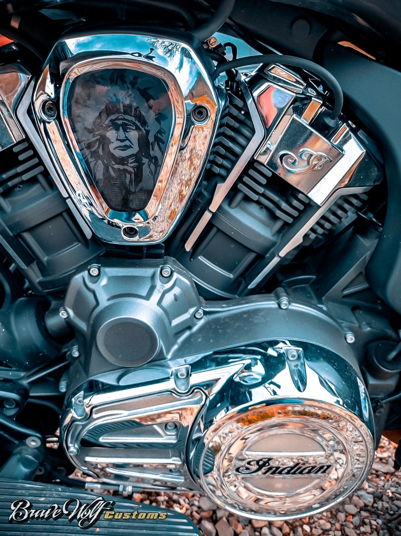 Powerplus V-Cover Decal - Chief Iron Shell