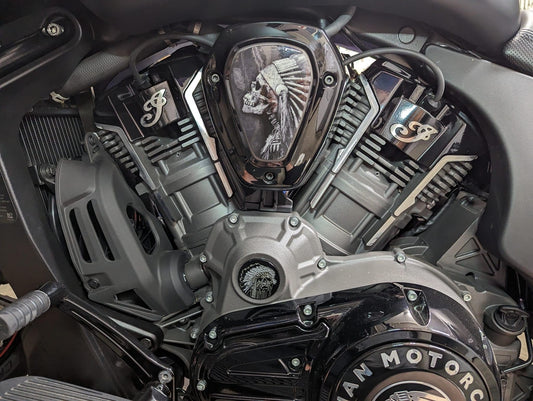 Powerplus V-Cover Decal - Skull Warbonnet HD