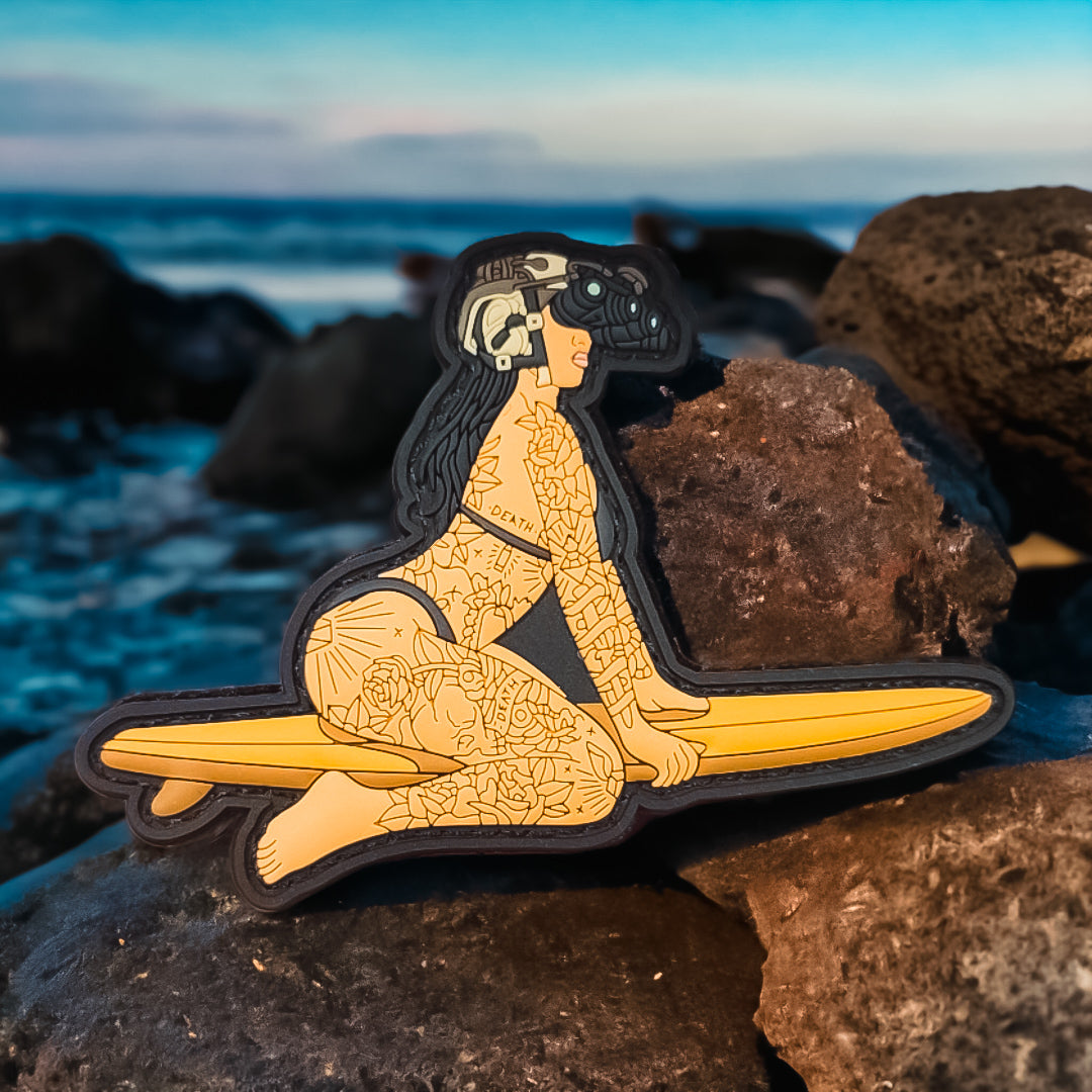 Tide Tracker - 4"x 3" PVC Velcro Morale Patch