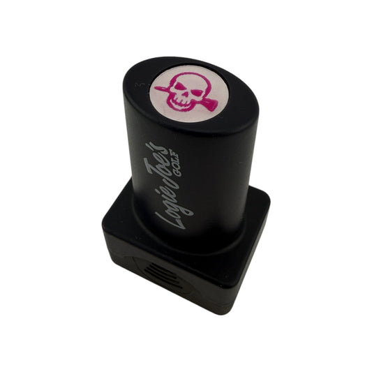 Skull Ball Stamp | Quick-Dry Ink Stamper | Easy Ball Identification | Fun Golf Gift