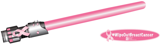 Pink Sabers for National Breast Cancer Foundation w/decal