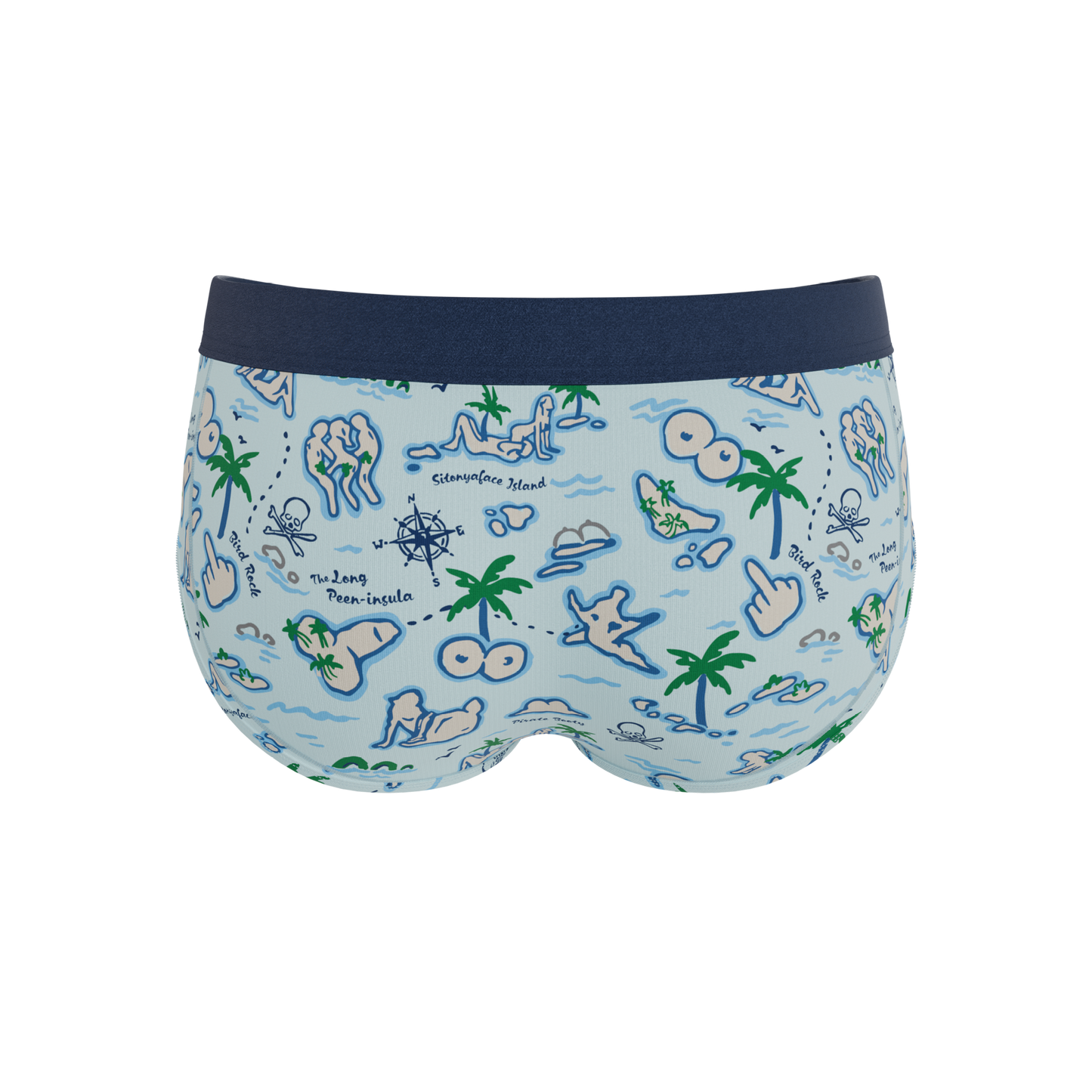 The Pirate's Booty | Naughty Map Ball Hammock® Pouch Underwear Briefs