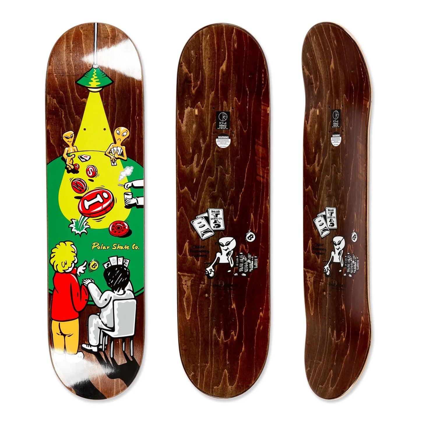 Polar Oskar Rozenberg Poker Face Deck - 8.125" Short