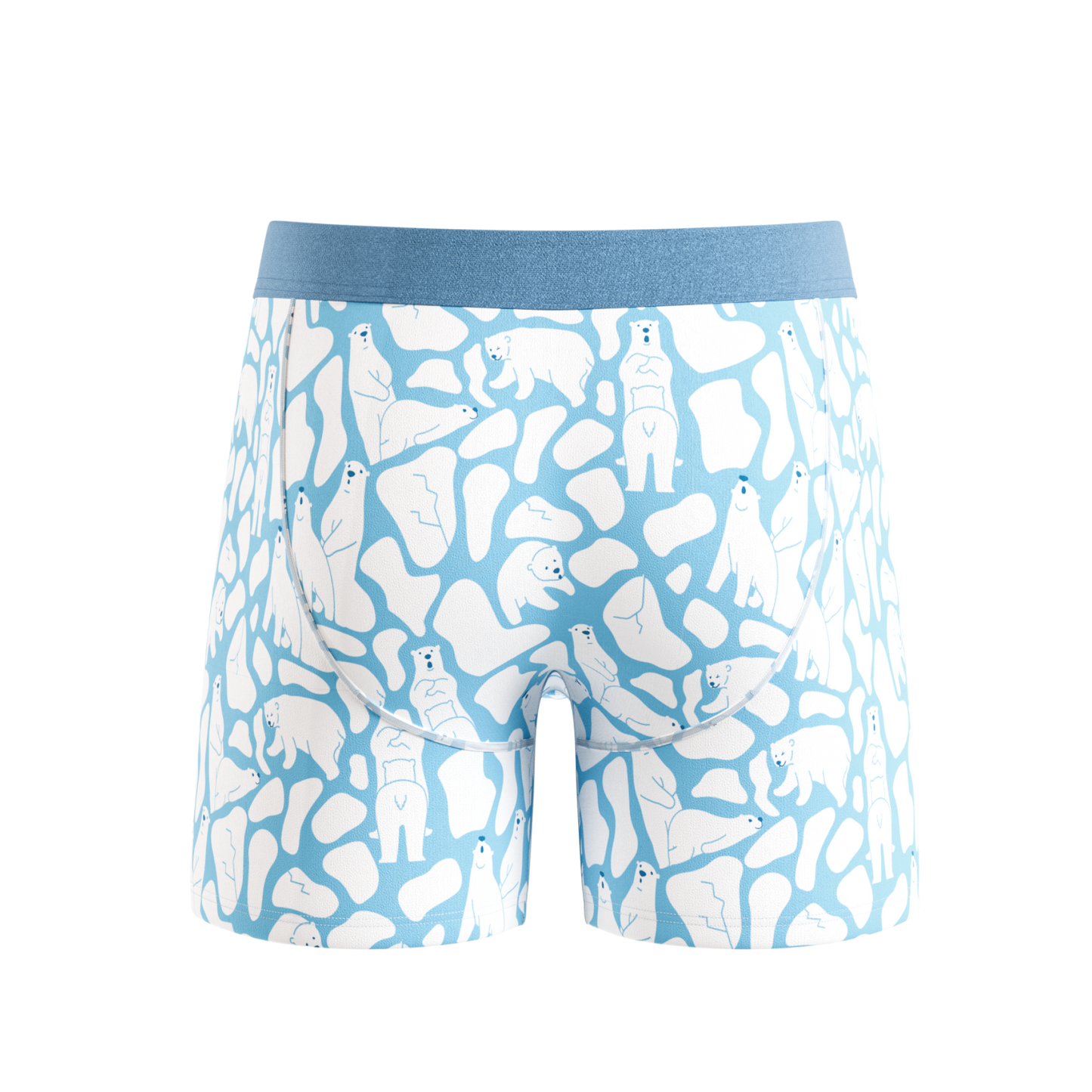 The Polar Polka | Polar Bear Scene Ball Hammock® Pouch Underwear