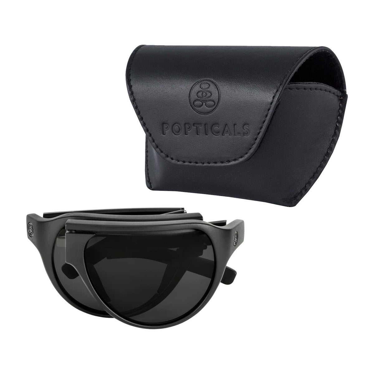 POPAIR Aviators | Matte Black | Non-Polarized Gray | Popticals