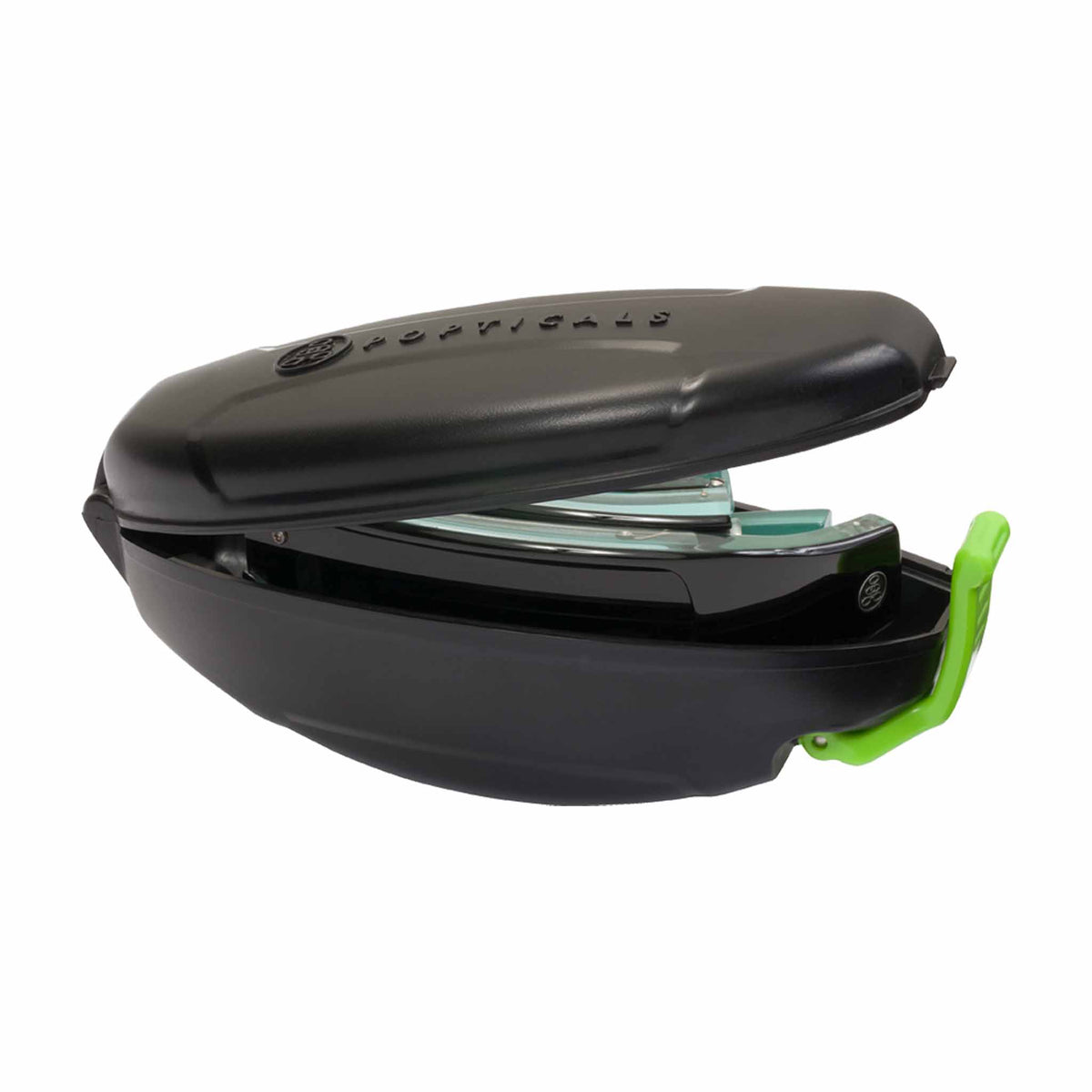 POPGEAR | Small Gloss Black/Blue Crystal | Polarized Gray | Popticals