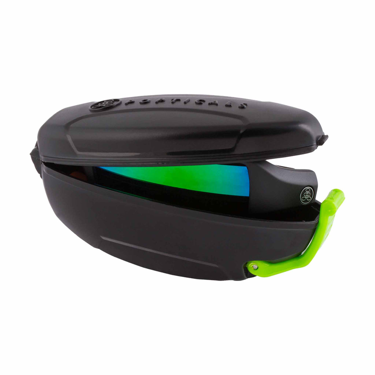 POPGUN | Matte Black | Polarized Gray/Green Mirror | Popticals