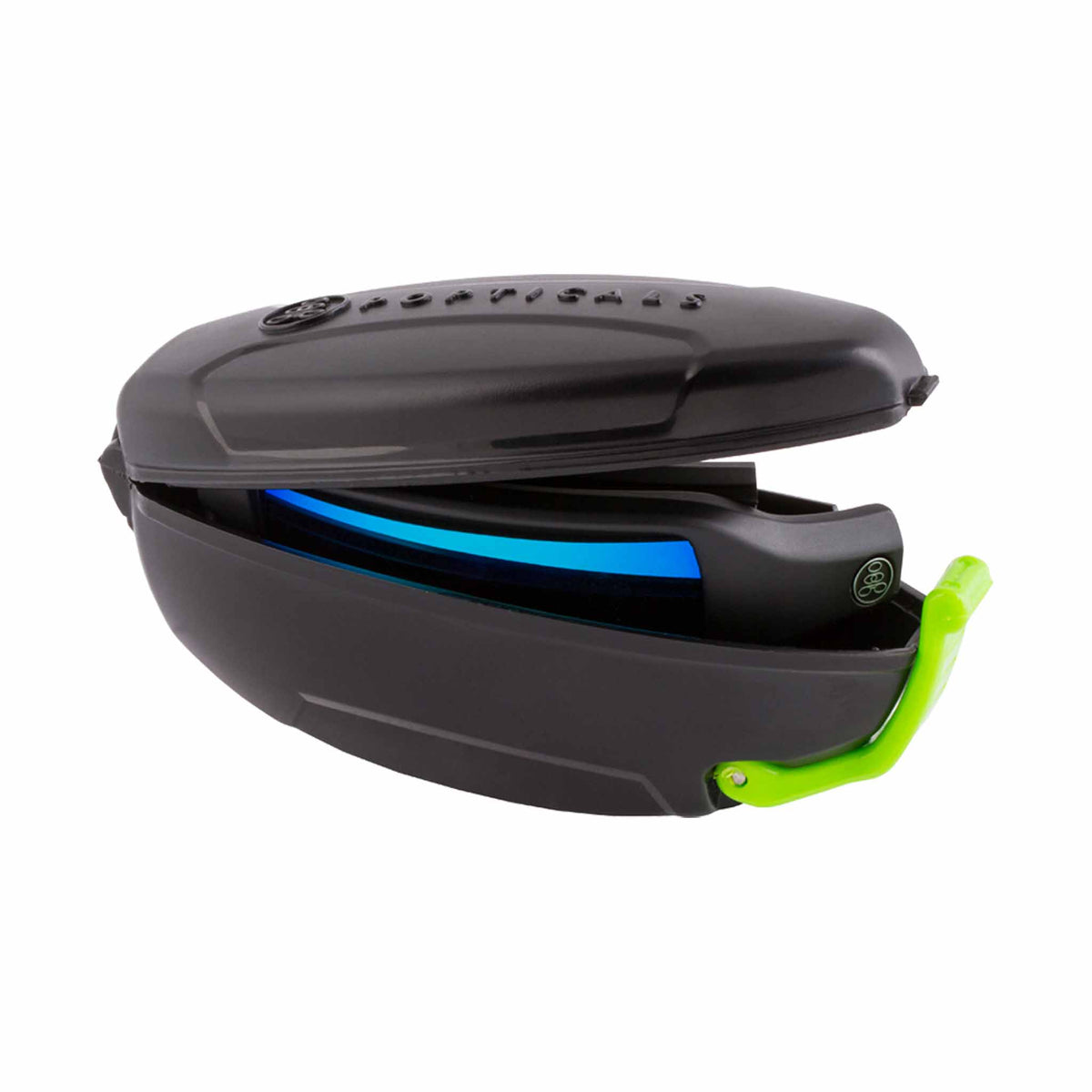 POPGUN | Matte Black | Polarized Gray/Blue Mirror | Popticals