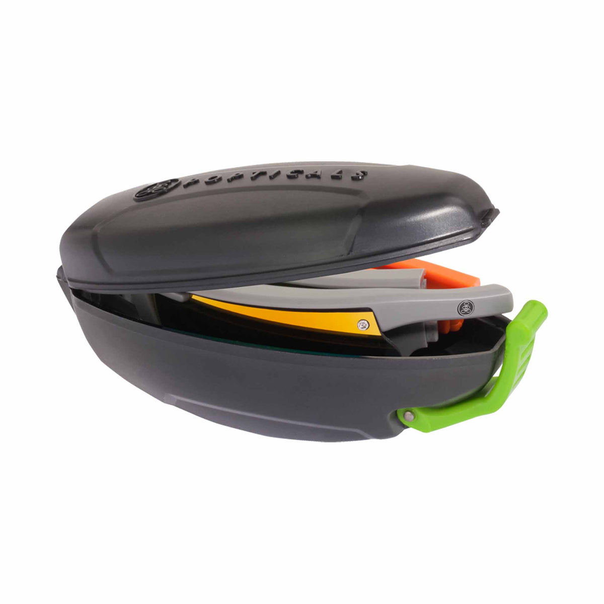 POPTRAIL | Small Matte Gray/Orange | Polarized Gray/Orange Mirror | Popticals
