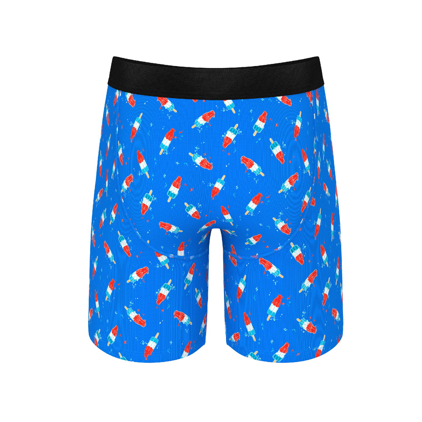 The Popsicle Stick Apex | USA Popsicle Long Leg Ball Hammock® Pouch Underwear With Fly