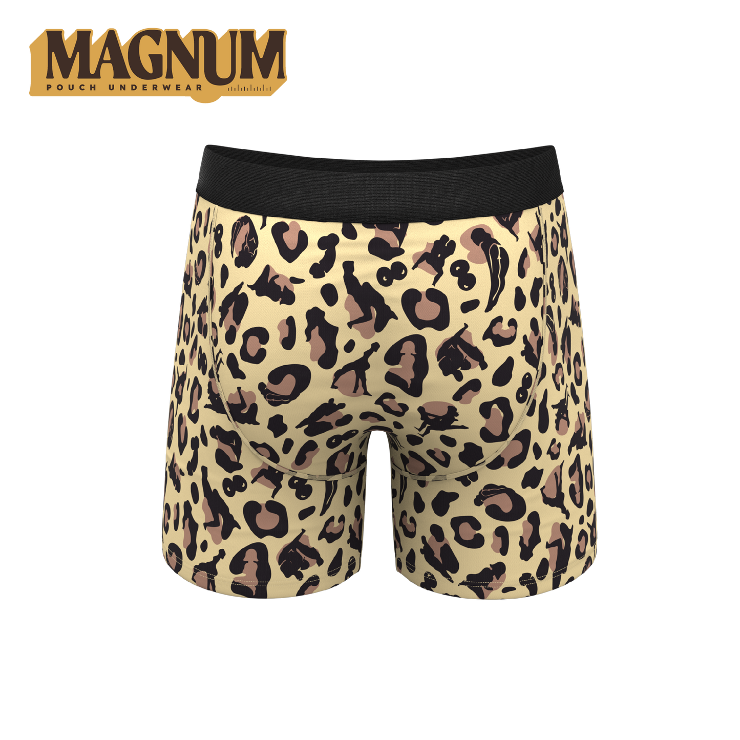 The Primal Passion | Naughty Cheetah Print Ball Hammock® Magnum Big Pouch Underwear