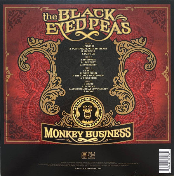 Black Eyed Peas - Monkey Business 2x Vinyl LP Record
